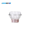 new desgin 170ml 6oz disposable plastic ice cream cup with cover lid